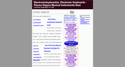 Desktop Screenshot of electronickeyboardoz.com